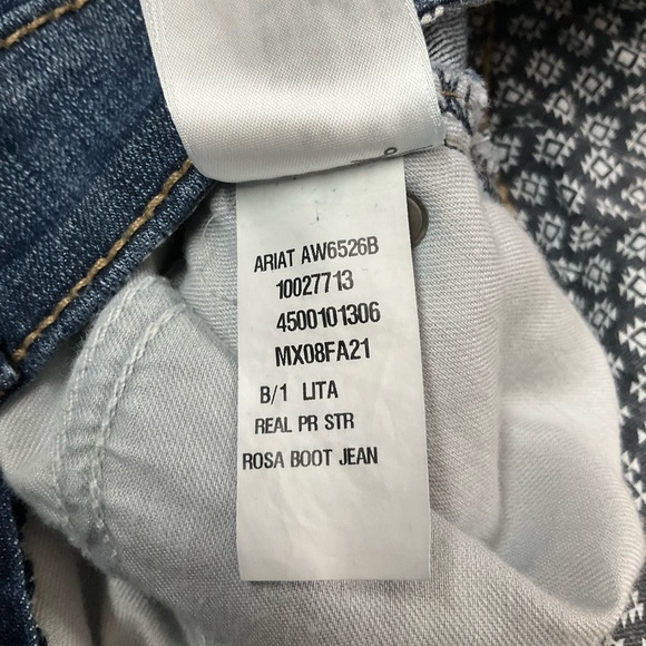 Ariat ‘Real Denim’ Western Cowgirl Jeans Sz 33R - Picture 5 of 5